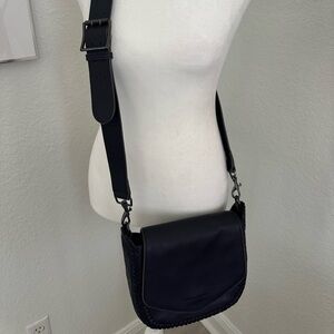 Aimee Kestenberg All For Love Leather Crossbody Bag in Ink Blue